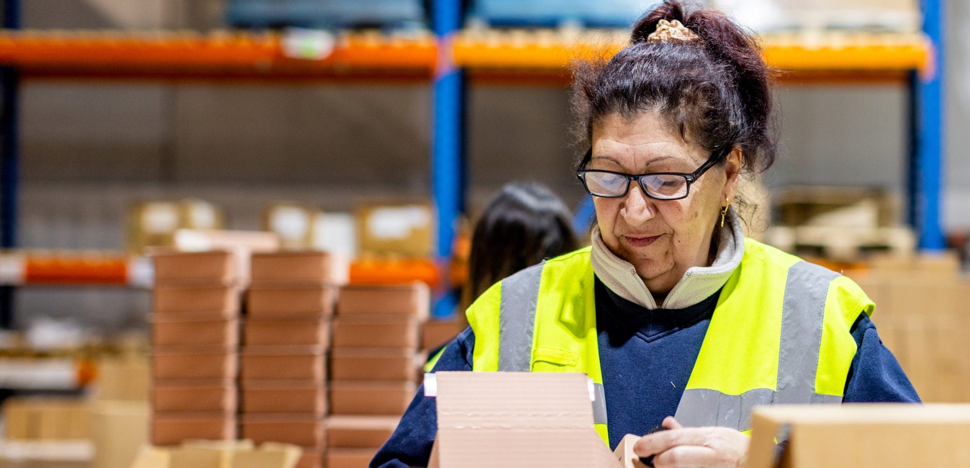 packing in warehouse